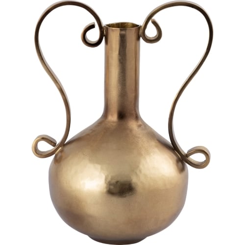 Shaffer Vase in Brass Aluminum