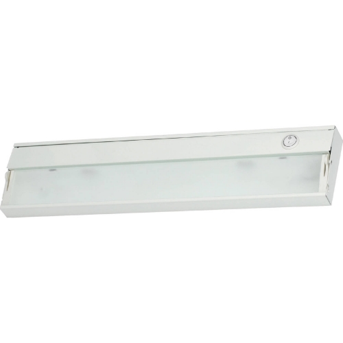 ZeeLite 2 Lamp Cabinet Light in White & Diffused Glass