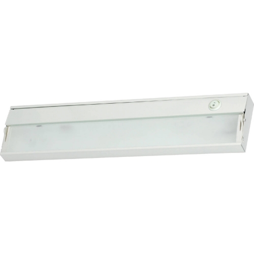 ZeeLite 2 Lamp LED Cabinet Light in White w/ Diffused Glass