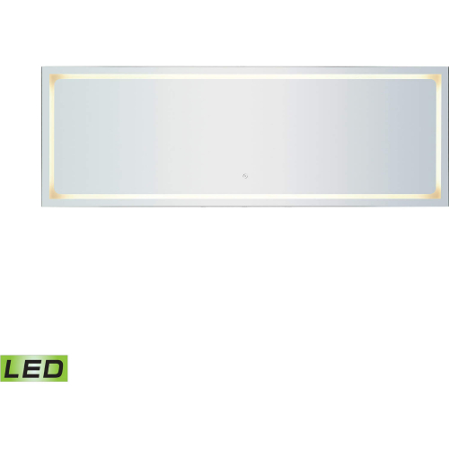 55" Full Length LED Mirror in Silver