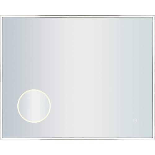 30 x 24" LED Mirror w/ 3X Magnifier in Polished Chrome