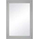 Colorado 24" Mirror in Grey Finish Wood