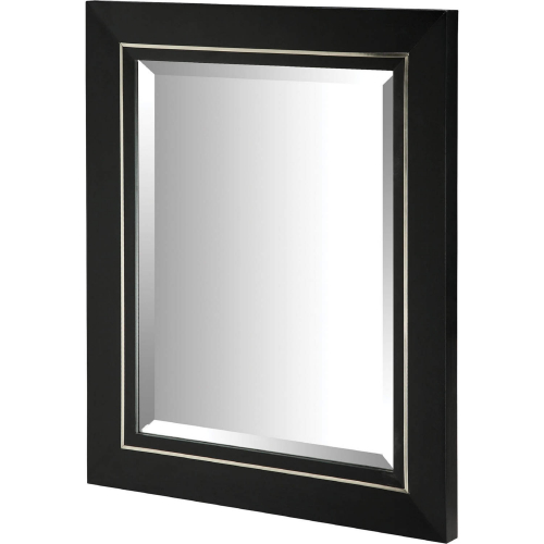 Manhattan 20" Mirror in Black Wood