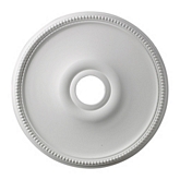 Brittany 19" Ceiling Medallion in White Finish