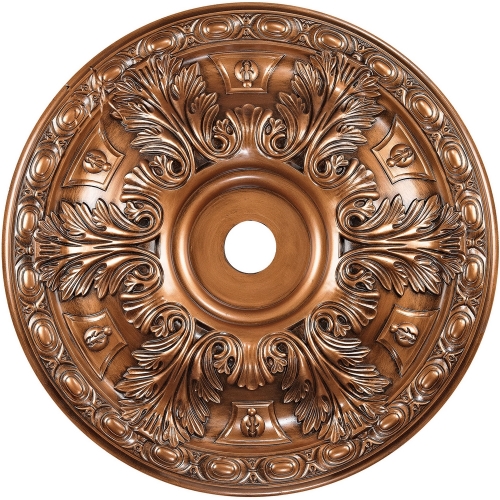 Pennington 36" Traditional Ceiling Light Medallion in Antique Bronze