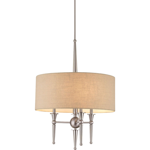 Allure 3 Light Pendant in Brushed Nickel