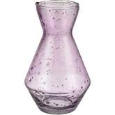 Abby 8" H Vase in Light Pink Glass