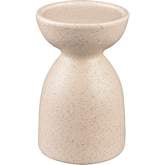 Corre Candleholder in Cream Ivory Ceramic