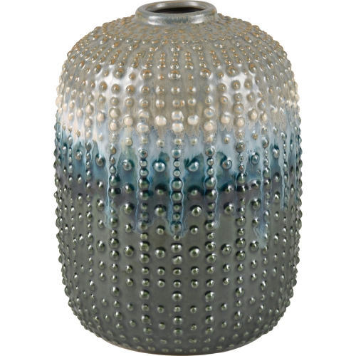 Jaffe Vase in Green Reactive Ceramic