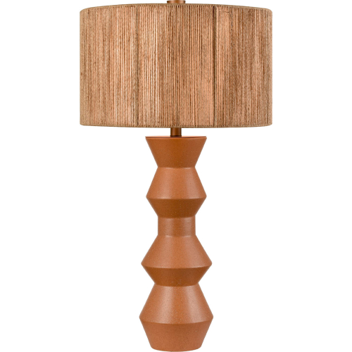 Belen 31"H 1 Light Table Lamp in Ochre Earthenware (Includes LED Bulb)