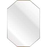 Teddy Wall Mirror in Brass Finish