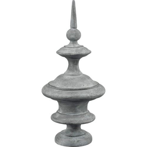 Della Sculpture in Antique Gray Resin