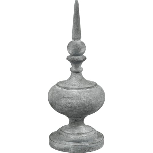 Della Sculpture in Antique Gray Resin