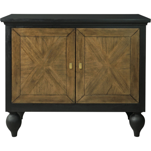 Piedmont Cabinet in Harvest Brown & Black Wood