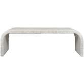 Sawyer Bench in Shoji White Seagrass