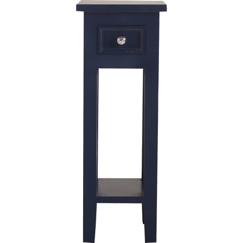 Sutter Accent Side Table in Navy Blue