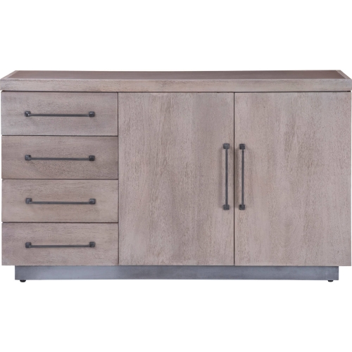 Palermo Credenza in Antique Greige Wood