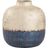 Neal Vase Silver in German Silver & Oxidized Blue Iron