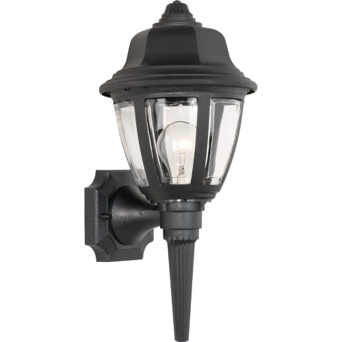 Outdoor Essentials 18"H 1 Light Outdoor Wall Sconce in Black