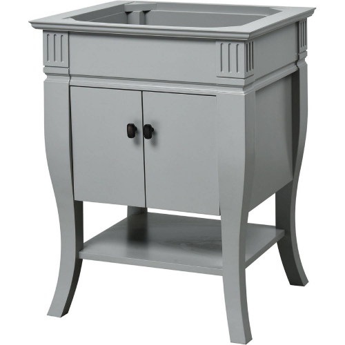 Colorado 24" Bathroom Vanity Base in Gray Wood