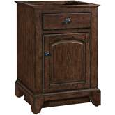 James 24" Bathroom Vanity in Chestnut Brown Wood