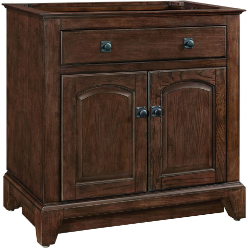 James 36" Bathroom Vanity in Chestnut Brown Wood