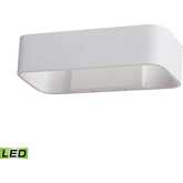 Truro Wall Sconce LED 3W in White Square Metal