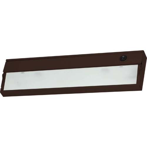 ZeeLine 1 Lamp Xenon Cabinet Light in Bronze w/ Diffused Glass