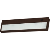 ZeeLine 1 Lamp Xenon Cabinet Light in Bronze with Diffused Glass