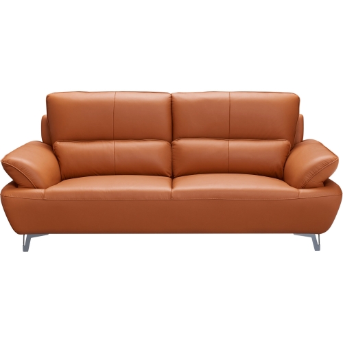 1810 Sofa in Orange Top Grain Leather