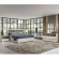 Alfa Double Dresser & Mirror in Gloss Light Beige, Gray & Champagne