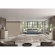Alfa Double Dresser & Mirror in Gloss Light Beige, Gray & Champagne
