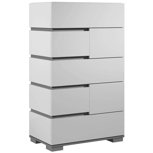 Athena Chest in High Gloss White Finish