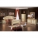 Aida 2 Door Wardrobe in High Gloss Ivory & Gold
