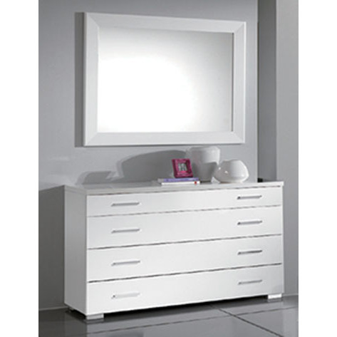 Momo Single Dresser in White