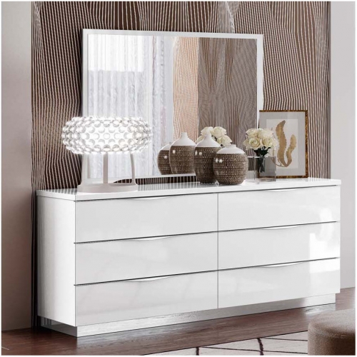 Onda Dama Mirror in White