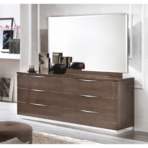 Platinum Double Dresser in Silver Birch