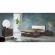 Regina Queen Storage Bed in Wenge Finish & Tufted White Eco Leather