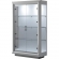 Elite 2 Door China in High Gloss White Wood Veneer & Glass