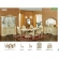 Leonardo 73" Extension Dining Table in Ivory