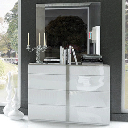 Granada Square Mirror for Dresser (supports optional)