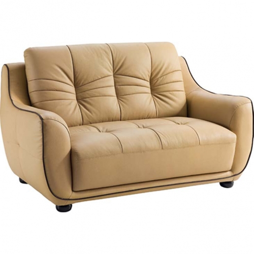 2088 Loveseat in Beige Leather