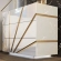 Oro 3 Drawer Nightstand in Matte White, High Gloss White & Gold