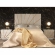 Oro 3 Drawer Nightstand in Matte White, High Gloss White & Gold