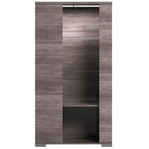 Viola 2 Door China Cabinet in High Gloss Purple Elm Finish