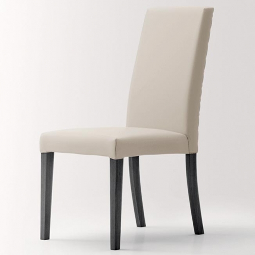 Vulcano Dining Chair in High Gloss Grey Oak Finish (Set of 2)