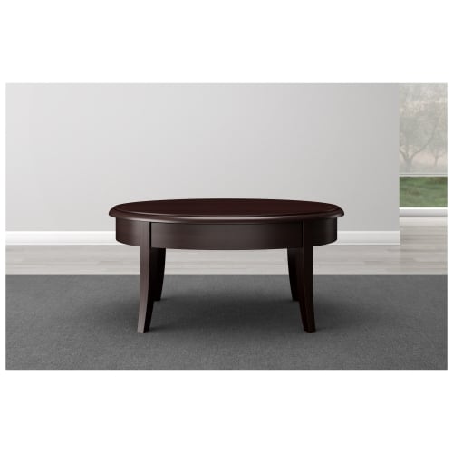 Classic Modern Coffee Table in Brazilian Cherry Veneers & Solids w/ Wenge Finish