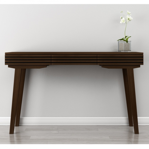 Sofa Console Table in Cognac Finish on Brazilian Cherry