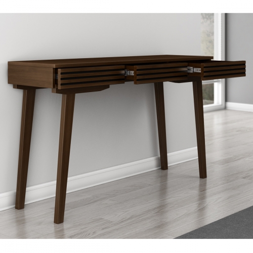 Sofa Console Table in Cognac Finish on Brazilian Cherry