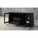 70" TV Stand Asian Inspired for Home Theater Components & Center Speaker in Ebony